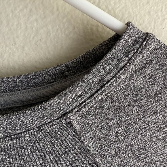 LULULEMON LICENSE TO TRAIN CLASSIC FIT T-SHIRT HEATHERED BLACK SIZE 8 - Picture 5 of 7